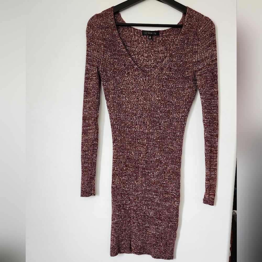 Dynamite Red Bodycon Dress Size M